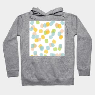 Paint Squares White Hoodie